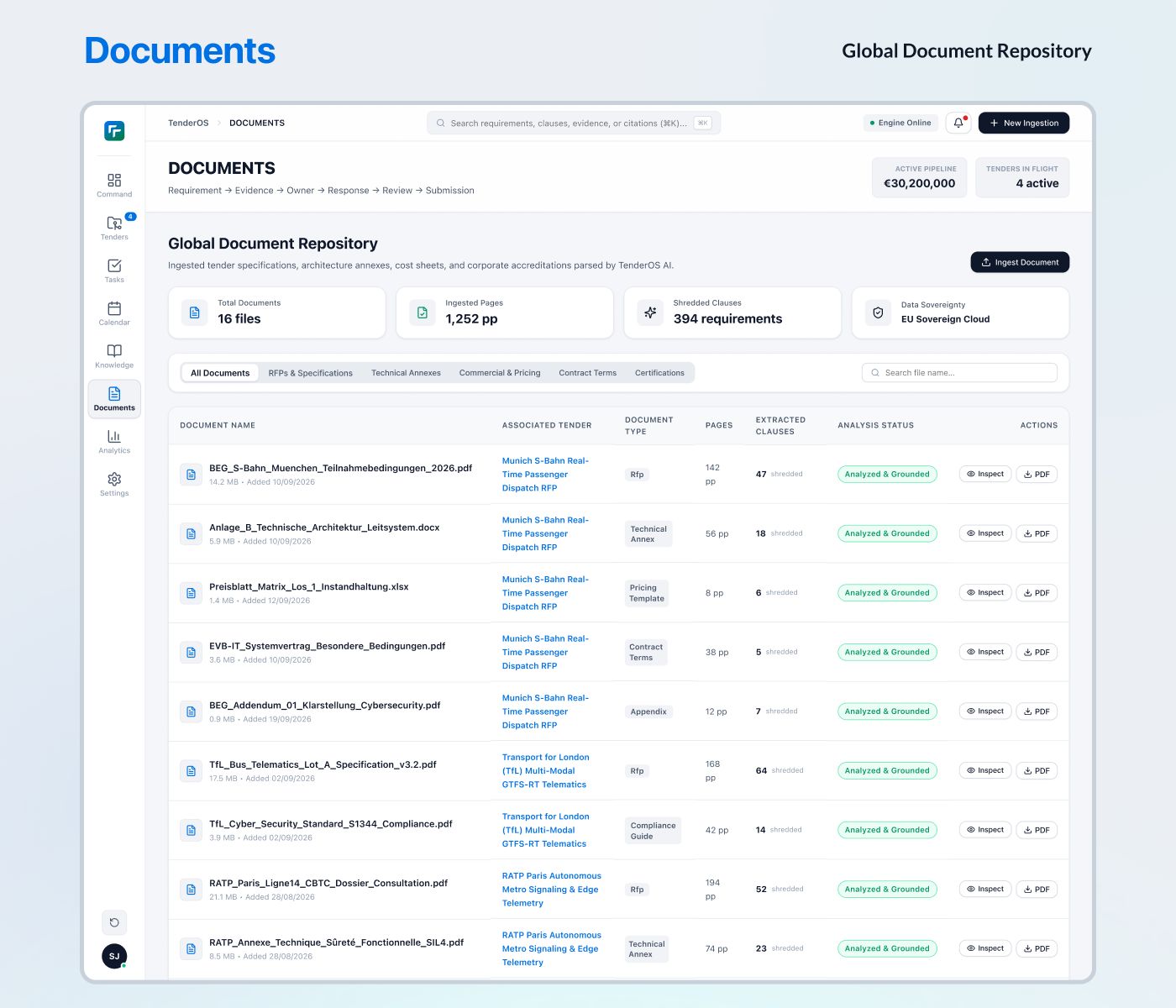 TenderOS interface view 6