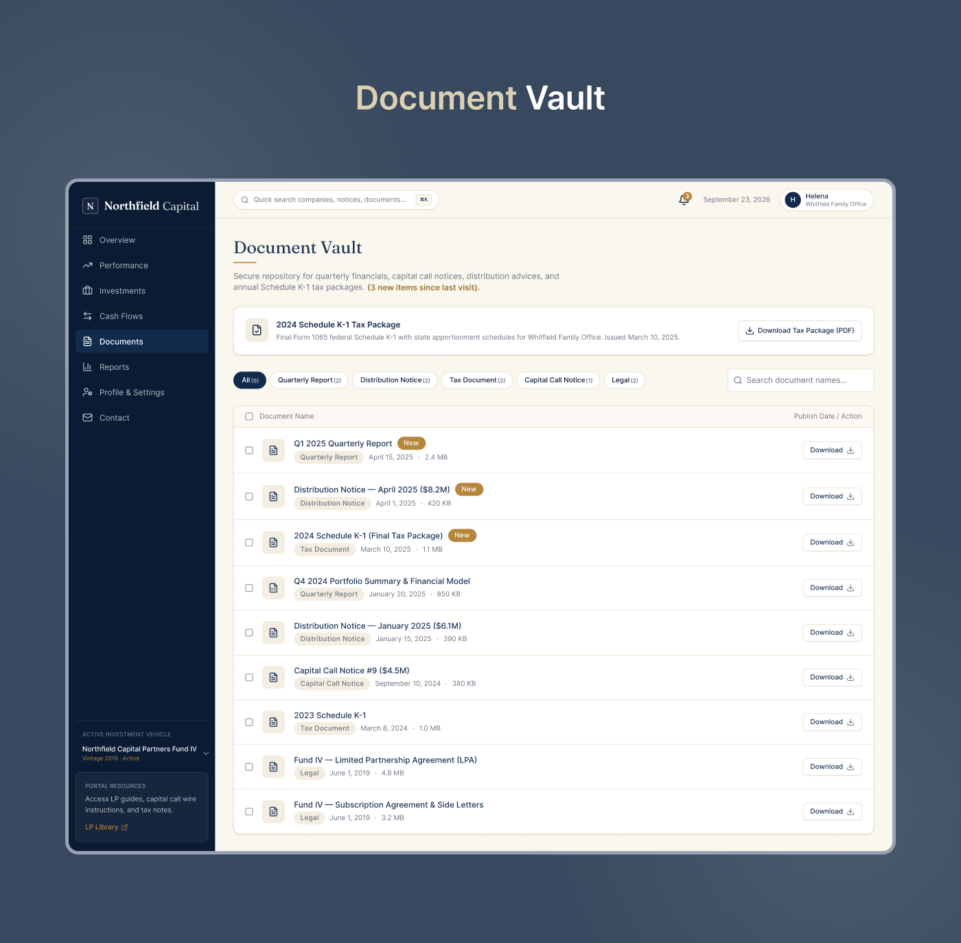 Investor Portal preview 5