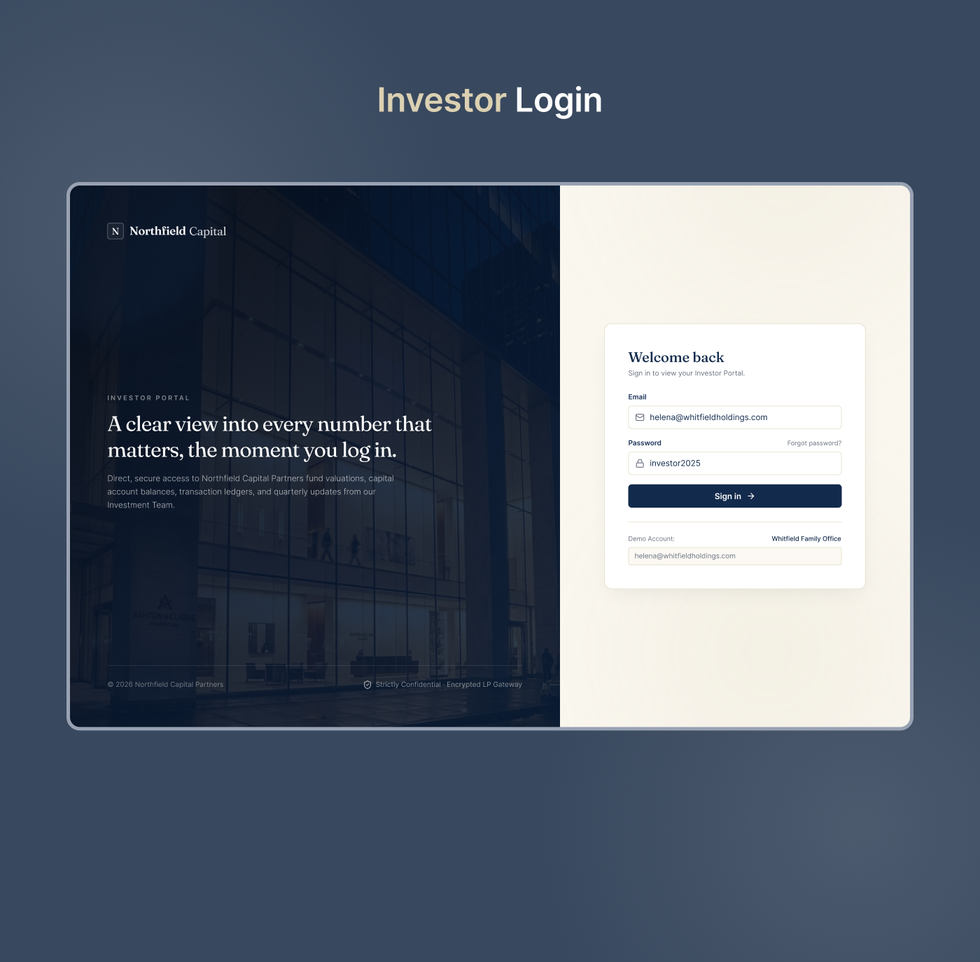 Investor Portal preview 7